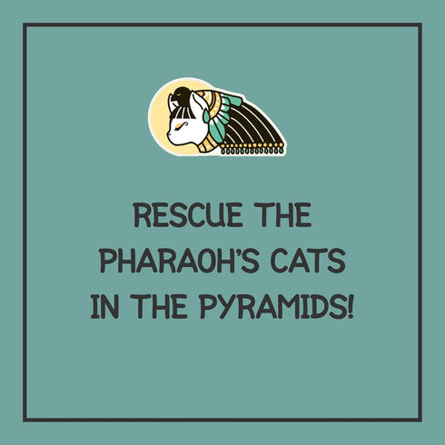 Chronicle Books Cleocatra: The Game of Saving Cats in The Pyramids