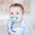 Pandaear 6 Pack Silicone Pacifier Clips, One Piece Design Teething Holder Clips for Boys & Girls, Binky Straps