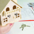 5Pcs 1.10X0.39X1.10In Yardwe Miniature Wall Lamp Model Mini House Wall Lights for DIY Dollhouse Decor Micro Landscape
