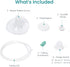 5 (5 oz) Motif Medical Breast Milk Collector Cups for Luna, Duo, & Roam Breast Pump - Hands-Free & Portable Collection