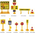 Set Favors-16pcs Newmemo Construction Cake Topper Vehicles Cake Decoration Truck Excavator Tower Crane Cupcake Topper