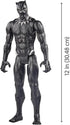 Marvel Titan Hero Series Black Panther Action Figure, 30 Cm Toy for Children Aged 4 Years and Up, Inspired Universe