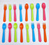 16 Pcs Kids Utensils Set - Reusable Plastic Forks and Spoons, Durable Toddler Silverware Cutlery for Lunch Box, BPA Free