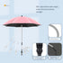 cajuca Creative Universal Stroller Umbrella with Parasol - Sun Protection for Baby, Pet Carrier, Avoid Sun or Rain