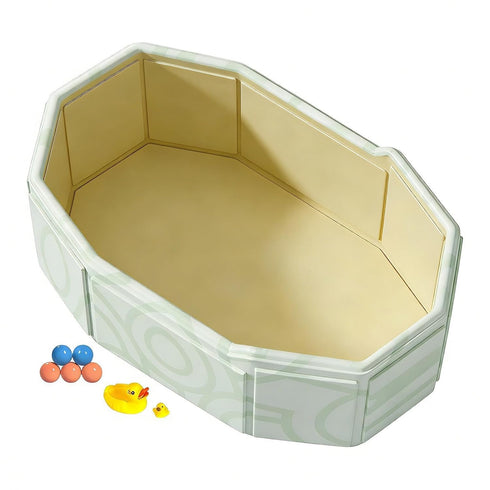 Generic Bathtub,75x45cm Portable Folding Kid Portable Anti-Slip Bathing,Folding Bathtub with Drain Plug | for Home
