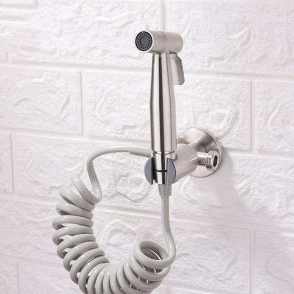 ZLOCYIVHE for Simple Silver Press Spray Support Shower Unique Spring Hose,Premium Stainless Steel