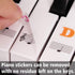Eison Colorful Piano Stickers for Keys - Removable 88/61/54/49/37 Full Set Stickers, Great Children's Gift