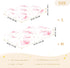 CZXW 52" 28" Bows Light Pink Crib Sheets Fitted x Natural Cotton Soft & Breathable for Baby Crib Mattress
