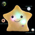 Creative Twinkle Star Shaped Plush Pillow, LED Night Light Glowing Cushions for Kids, Plush Stuffed Toys Gifts and