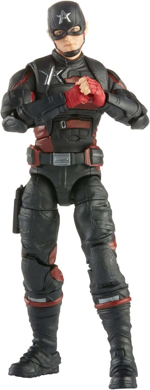 Marvel Legends Series 6-Inch Action Figure Toy U.S. Agent with 2 Accessories, for Kids Ages 4 and Up