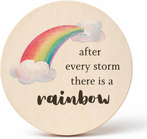 Rainbow Baby Pregnancy Announcement Birth Announcement Sign Newborn Sign