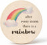 Rainbow Baby Pregnancy Announcement Birth Announcement Sign Newborn Sign