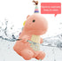Stuffed Animal Plush Toys, Cute Dinosaur Toy, Soft Dino Plushies for Kids - Plush Doll Gifts (Pink, 9 Inch)