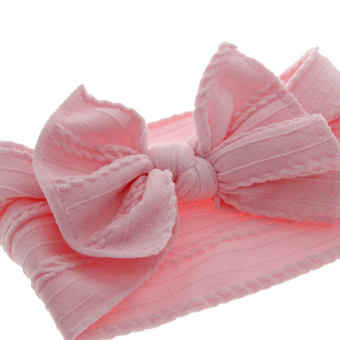 Baby Bow Headbands Turban Knotted Hairbands for Newborn, Toddler, and Children (8 Pack)