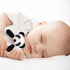 Baby White Panda Soft Stuffed Animal Security Blanket, Plush Panda Lovey, Cuddly Snuggle Blankie for Boys & Girls, 14"