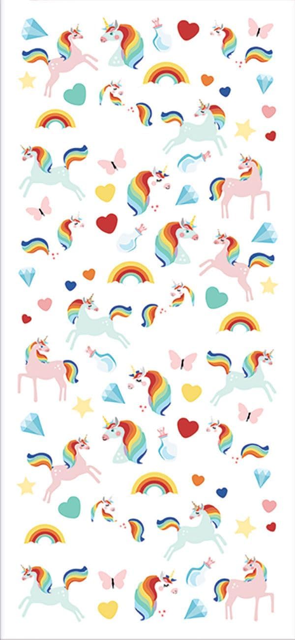 Playhouse Micro Mini Glitter Accent Sticker Sheet for Crafts, Trading & Collecting