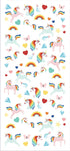 Playhouse Micro Mini Glitter Accent Sticker Sheet for Crafts, Trading & Collecting