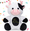 9.8" Happy Birthday Cow Plush Toys Cute Soft Cow Stuffed Animal Gifts for Boys Girls