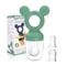 Baby Fruit Feeder, Frozen Teething Toys, Teether Pacifier with 3 Extra Teats,