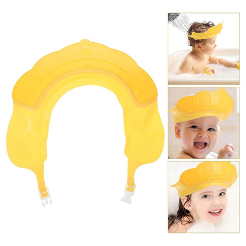 ibasenice Bath Hat for Toddlers Hair Washing Design Shampoo Shield for Boy Girl Keeps Hair Dry Ears Protected