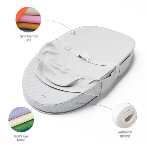 MENGLANSI Changing Station Pad Contoured Wall Surfaces Strong Nursery Station for Travel Use Portable Mat