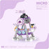 MEIEST 4 Set,Simulation PCS Mini Amusement Park Building Blocks Architecture Collection Particle Construction Building