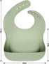 Silicone Baby Bibs for Boys Girls, 3 Pack Soft Adjustable Silicone Bibs for Babies Toddlers, BPA Free, Waterproof Bibs for Baby Eating Essentials Baby Gifts