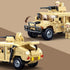 Military Vehicle Building Toy for Ages 6-12+, Army Battle Brick Car Model with 2 Soldier Figures, Toys Gifts for Kids