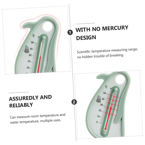 Penguin-Shaped Bath Thermometer - Safe Water Temperature Measurement Tool