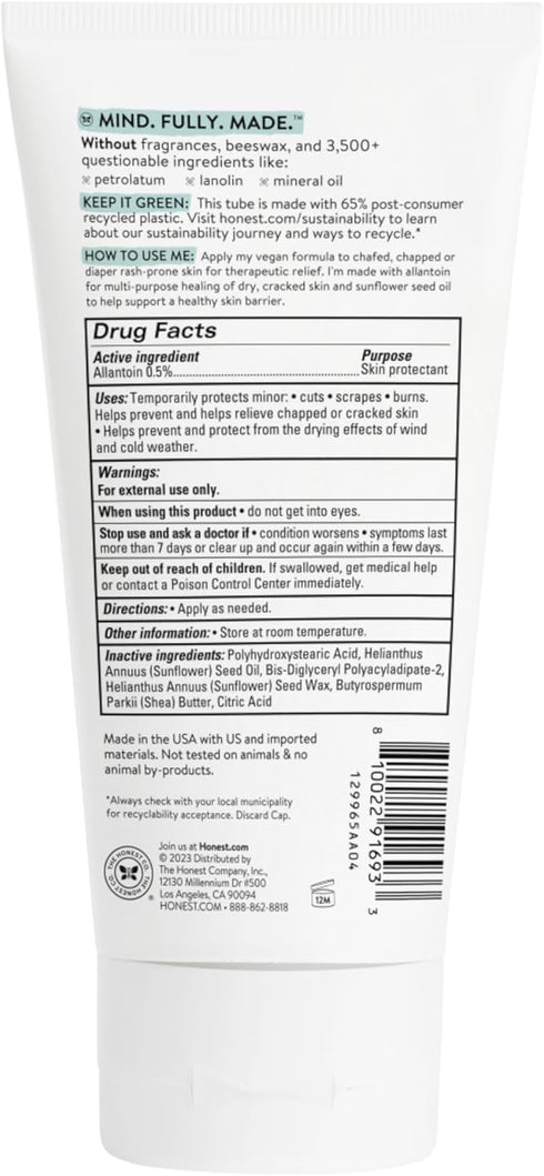 5 oz The Honest Company Head to Toe Multi-Purpose Healing Ointment, Safe for Sensitive Skin, Hypoallergenic