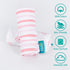 2 Pack 100% Biloban Nursing Pillow Cover for Boppy Pillow Stretchy Cotton Large Zipper Super Soft & Breathable Infant
