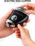 GUNIXA Trimmer 3 Settings, Electric Nail Clipper with USB Charging- Safe & Automatic Nail for Adults, Kids & Seniors