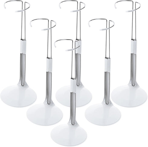Yaocom 6 Pcs Adjustable Doll Stands for 12 Inch to 18 Inch