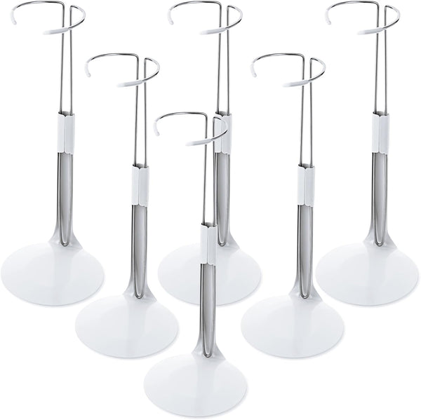 Yaocom 6 Pcs Adjustable Doll Stands for 12 Inch to 18 Inch