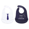 Hudson Baby Unisex Baby Silicone Bibs, Little Mister Handsome, One Size