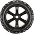 Goolsky 2pcs 3.6 Inch Monster Truck Wheel Rim and Tire for 1/8 Traxxas HSP HPI E-MAXX Savage Flux RC Car