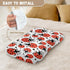 Daulesho Red Ladybug Bassinet Sheets Hand Drawn Cartoon Ladybird Soft and Breathable Material, Baby Crib Sheets