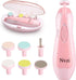Baby Nail Trimmer Electric, Nail File Baby Nail Clippers with Light for Newborn or Toddler Toes and Fingernails
