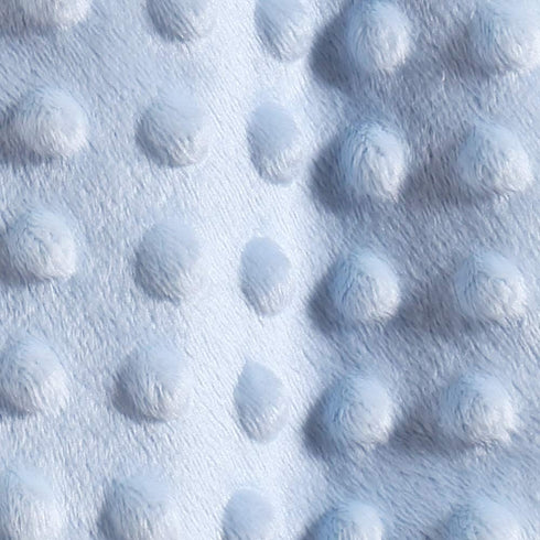 CREVENT Cozy Plush Baby Security Blanket Loveys, Minky Dot Front + Sherpa Backing with Animal Face (Blue Bear)