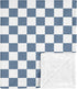 Sweet Jojo Designs Soft Baby Blanket (Blue Gingham Checkered Plaid) for Boys,