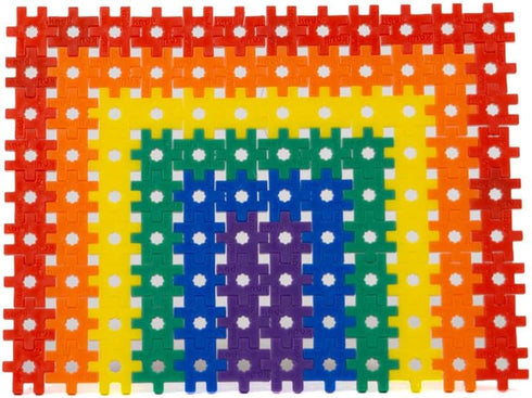 KADU Rainbow 250 Piece Set, STEM/STEAM Building + Construction Toy for Open + Imaginative Play Ages 5+