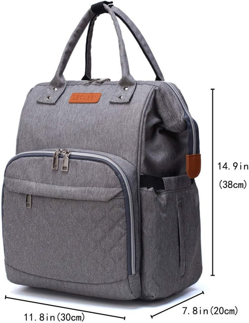 Backpack Diaper Bag for Baby Boy Girl, Multi-Function Diaper Bag for Baby Care,Diaper Bags Essentials for Mom, Dad