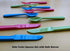 Kids Cutlery Set - Jawbush 9 Pcs Plastic Toddler Utensils with Forks, Spoons, and Knives for School