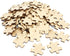 Juvale 100 Blank Wooden Puzzle Pieces for Crafts, DIY Art Projects, Unfinished Freeform Jigsaw Wood Puzzle