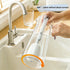 Leixterich Bottle Brush Long Handle Cup Cleaner Brush Sponge Bottle Scrubber Detachable Handle Portable Sponge Cleaning