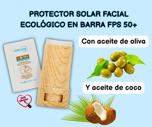 Generic 50+ PROTECTOR SOLAR FACIAL ECOLGICO EN BARRA FPS Terramar Brands