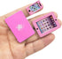 3 Pack Dollhouse Mini Laptop Tablet and Smart Phone Scene Accessories for Doll 1/6 1/12 Miniatures Silver