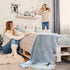 Fastasticdeals Custom Embroidery Nursery Bedding Baby Blankets for Boys & Girls Beagle A Cotton