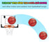 Mini Basketballs 3 Pack - 6" Small Basketball Set with Pump, Durable PVC for Mini Basketball Hoop, Indoor Outdoor Toy