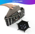 2 Pcs Portable Folding Dice Rolling Tray Set for RPG DND Table Games, PU Leather and Velvet Holder